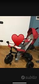Triciclo 4 in 1 bersey rosso nuovissimo