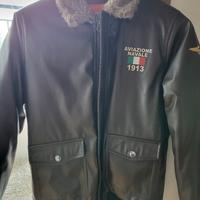 giubbotto imbottito pelle