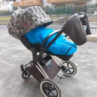Trio Cybex Priam Platinum: ovetto, navicella e pas
