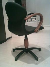 poltrona parrucchiera/e girevole