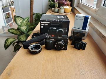 Panasonic GX7 + Olympus 15mm (vedi descrizione) 