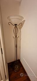 Lampada da terra in ferro 