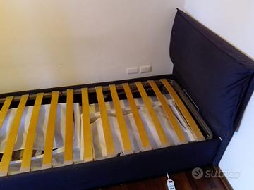 letto singolo con cassettone