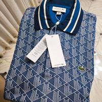 polo Lacoste taglia L XL Blu 