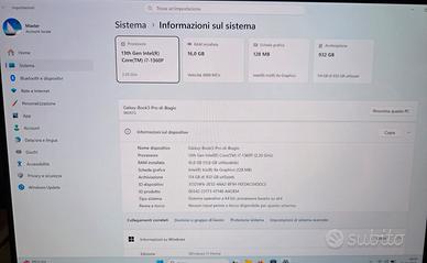 Galaxy Book 3 Pro da 16 pollici