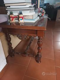 Tavolino fratino neorinascimentale 108x53x53h