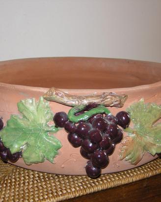 Portafrutta in terracotta