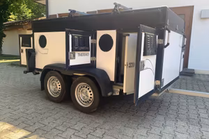 Carrello - Rimorchio professionale per 4 cani