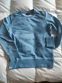 felpa Brummel brum's azzurro jeans tg. 7 anni