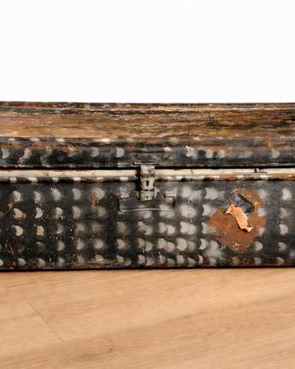 Baule in metallo vintage
