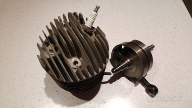 Gruppo termico e albero motore originali Vespa 90