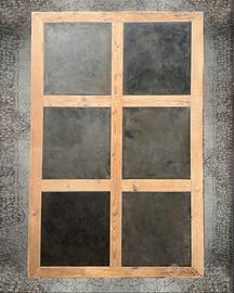 Tavolo da pranzo rettangolare materiale recupero