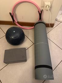 Fitness set , pilates set , yoga set