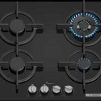 BOSCH PIANO COTTURA GAS VETRO NERO 