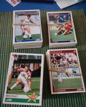 Cards score calcio 1992 serie a e b