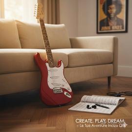 Fender Squier Stratocaster Mini Rossa NUOVA