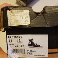 Converse uomo tg 45 - Black