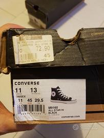 Converse uomo tg 45 - Black