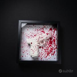 Quadro Shadow Box Art Glock 3D -Opera unica