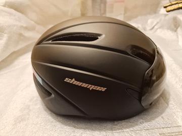 casco bicicletta con visiera magnetica nuovo