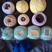 Filati misti 600 grammi circa 