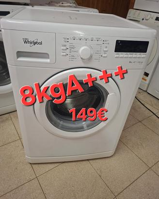 Lavatrice Whirlpool 8kg classe Apiupiupiu 