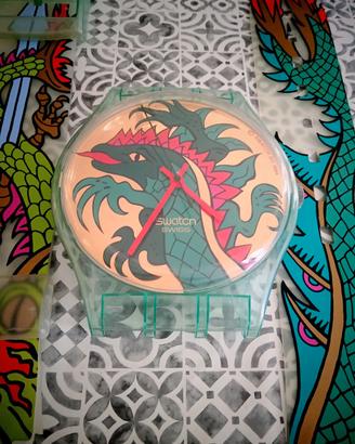 orologio swatch dragon da parete