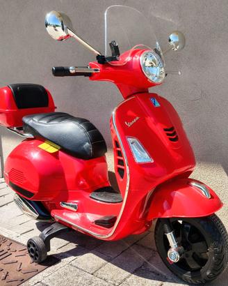 Vespa GTS Super Elettrica per Bambini 12V