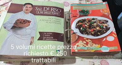 collezione 5 fascicoli ricette Sal De Riso