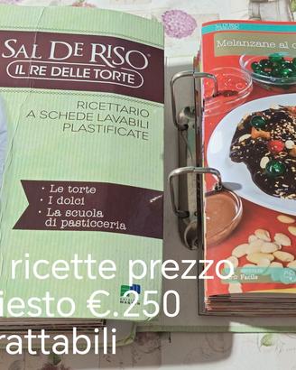 collezione 5 fascicoli ricette Sal De Riso