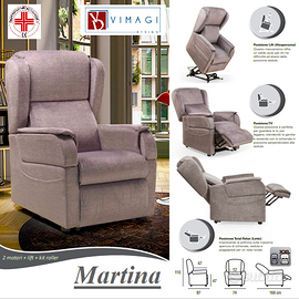 Poltrona Relax elettrica con Tavolino (Martina)