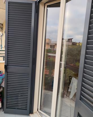 Infissi anodizzato + infissoin ferro
