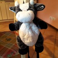 zainetto mucca peluche 