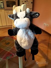 zainetto mucca peluche 
