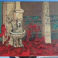 Quadro dipinto da Gino Ghioni (Barbarossa) 