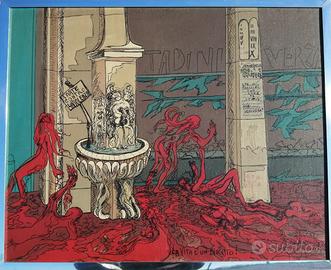 Quadro dipinto da Gino Ghioni (Barbarossa) 