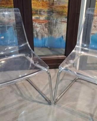sedie trasparenti 