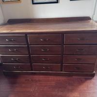 Mobile classificatore a 12 cassetti stile farmacia