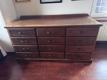 Mobile classificatore a 12 cassetti stile farmacia