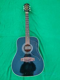 chitarra acustica Eko nera