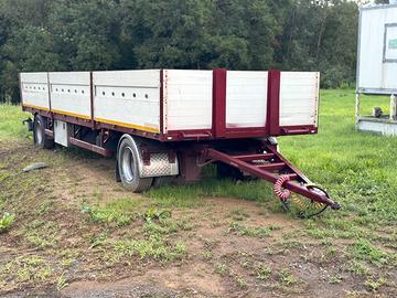 Rimorchio Piacenza 2 assi - sponde apribili