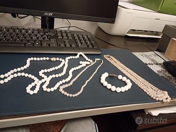 bigiotteria vintage in perle 