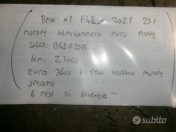 Motore semicompleto bmw x1 f48 2021 25i