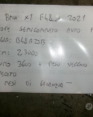 Motore semicompleto bmw x1 f48 2021 25i