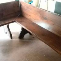 Panca angolare massello