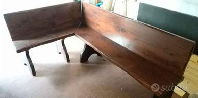 Panca angolare massello