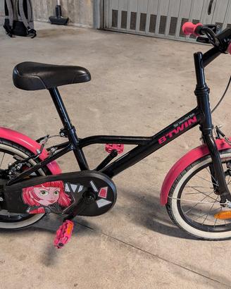 bicicletta per bambina da 16"