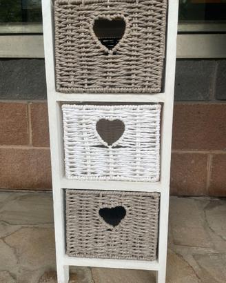 Cassettiera stile Shabby Chic