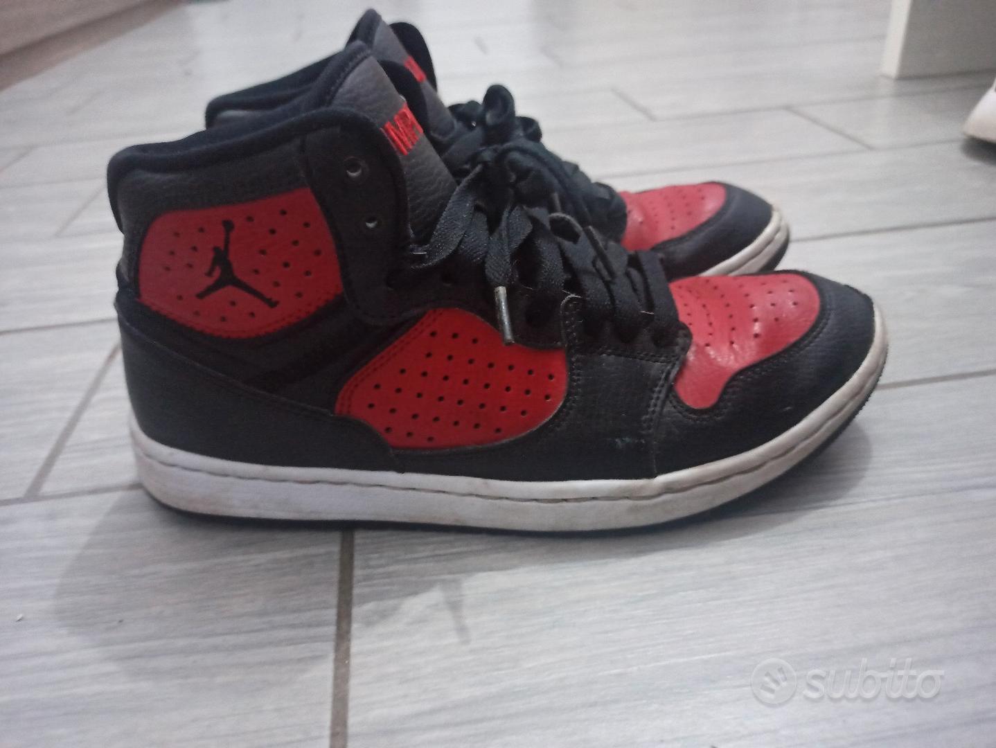 Scarpe Jordan rosse e nere numero 41 Abbigliamento e Accessori