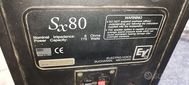 Casse Electro voice 8 pollici coppia